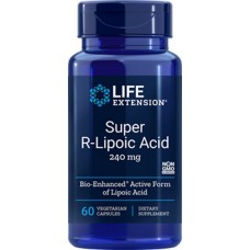 Life Extension Super R-Lipoic Acid, 60 vege caps (Expiry Oct 2025)
